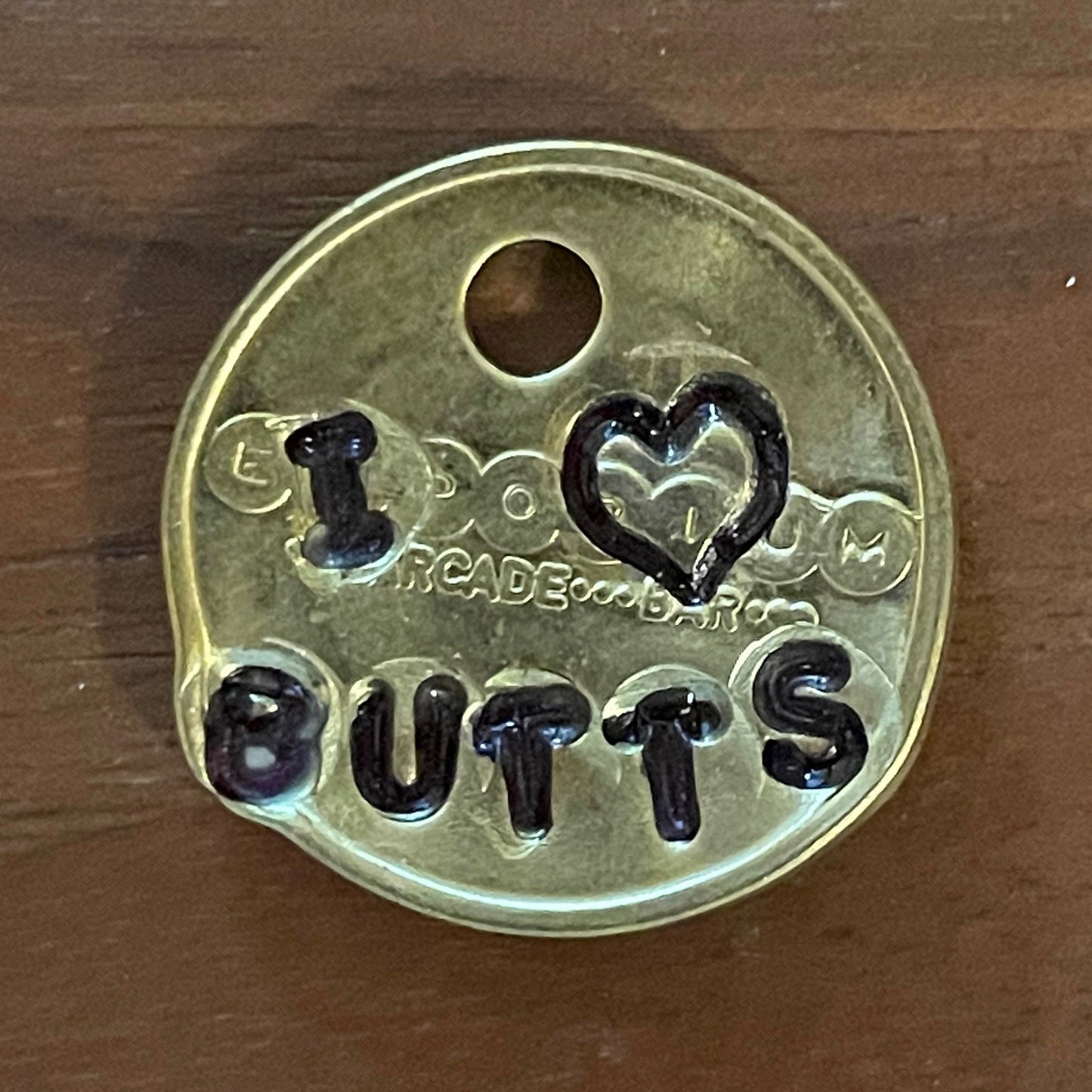 "I "Heart" Butts" Pawsitive Change Dog Tag