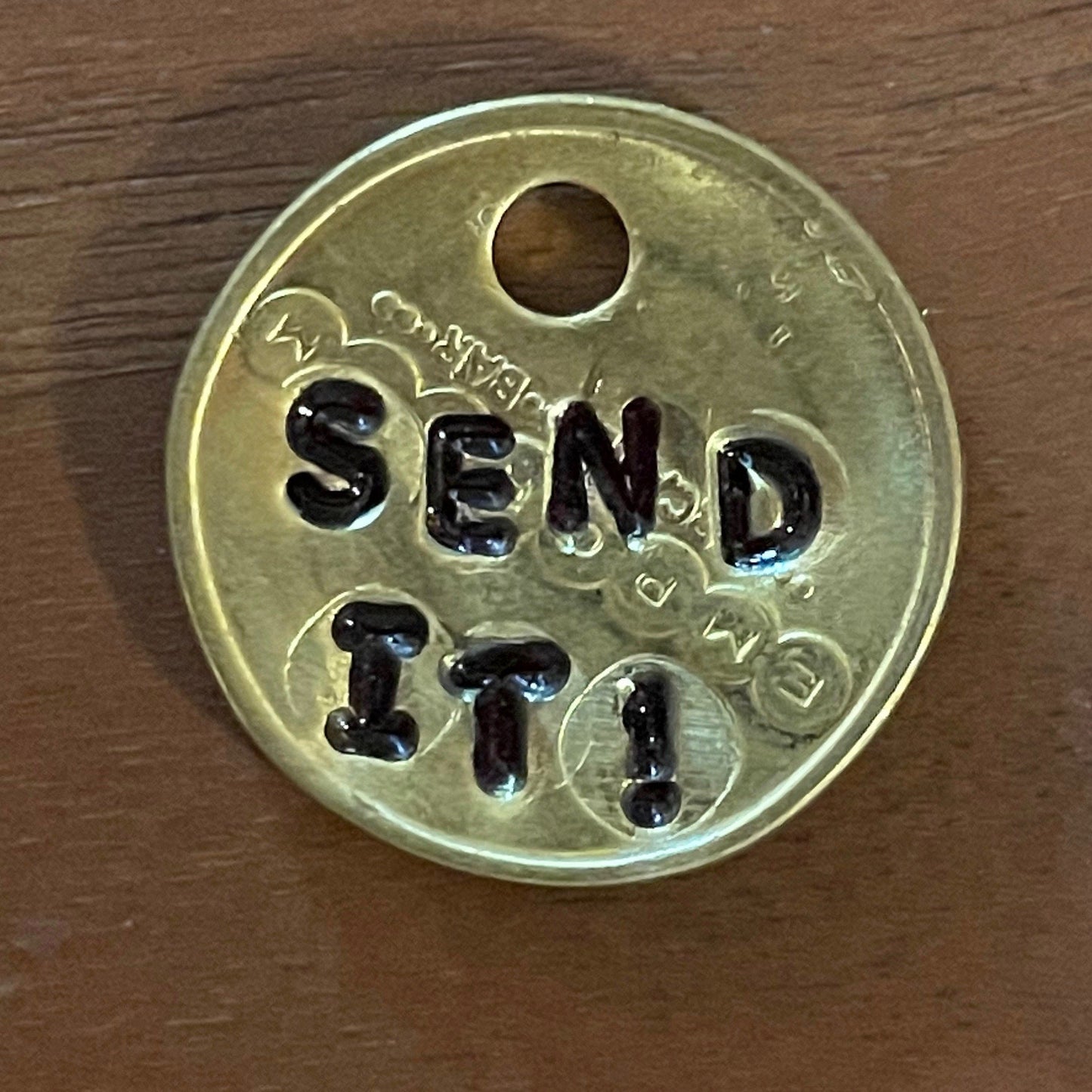 "Send It" Pawsitive Change Dog Tag