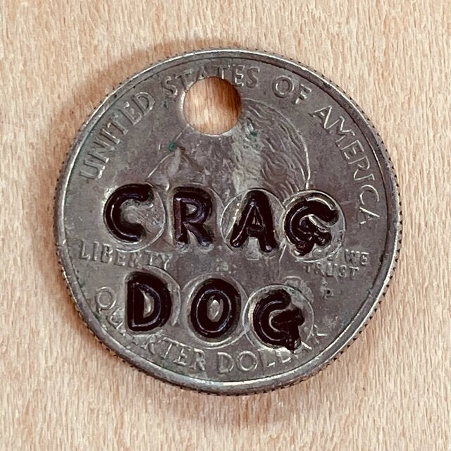 "Crag Dog" Pawsitive Change Dog Tag