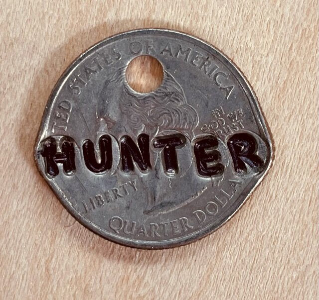 "Hunter" Pawsitive Change Dog Tag