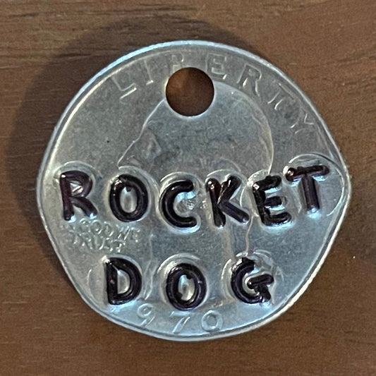 "Rocket Dog" Pawsitive Change Dog Tag